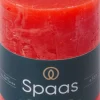 Discount Spaas Stumpenkerze Essential collection rot 35 Std. D 7 H 9,5 cm Stumpenkerzen