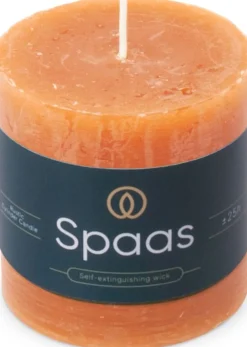 Best Spaas Stumpenkerze Essential collection orange 25 Std. D 7 H 7 cm Stumpenkerzen