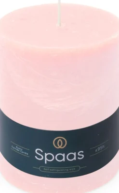 Clearance Spaas Stumpenkerze Essential collection rosa 95 Std. D 10 H 13 cm Stumpenkerzen