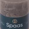 New Spaas Stumpenkerze Essential collection dunkelgrau 35 Std. D 7 H 9,5 cm Stumpenkerzen