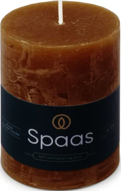 Sale Spaas Stumpenkerze Essential collection braun 35 Std. D 7 H 9,5 cm Stumpenkerzen