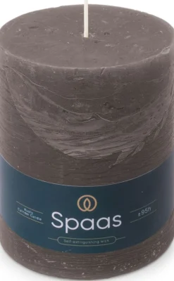 Online Spaas Stumpenkerze Essential collection dunkelgrau 95 Std. D 10 H 13 cm Stumpenkerzen