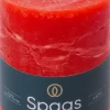 Discount Spaas Stumpenkerze Essential collection rot 65 Std. D 8 H 11 cm Stumpenkerzen