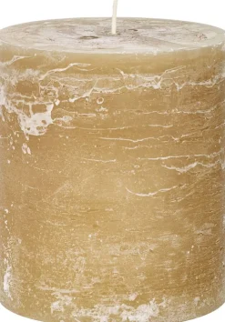 New Spaas Stumpenkerze Rustic sand D 13,2 cm H 15 cm Stumpenkerzen