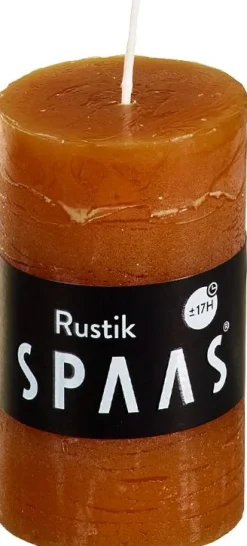 Online Spaas Stumpenkerze Rustic zimtbraun D 4,8 cm H 8 cm Stumpenkerzen