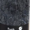 Hot Spaas Stumpenkerze Rustic schwarz D 7 cm H 13 cm Stumpenkerzen