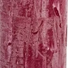 Discount Spaas Stumpenkerze Rustic rot D 6,8 cm H 19 cm Stumpenkerzen
