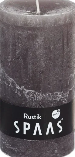 Sale Spaas Stumpenkerze Rustic taupe D 7 cm H 13 cm Stumpenkerzen