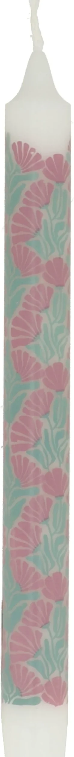 Discount Stabkerze Groovy lila/blau 7 Std. D 2,2 H 24 cm Stabkerzen