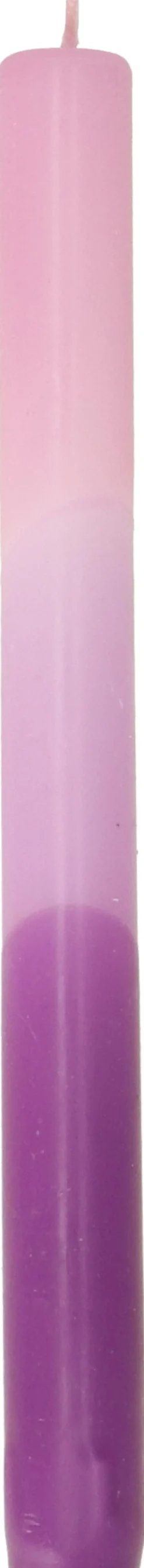 Stabkerze Triple dipped lila 7,5 Std. D 2,2 H 25 cm Stabkerzen