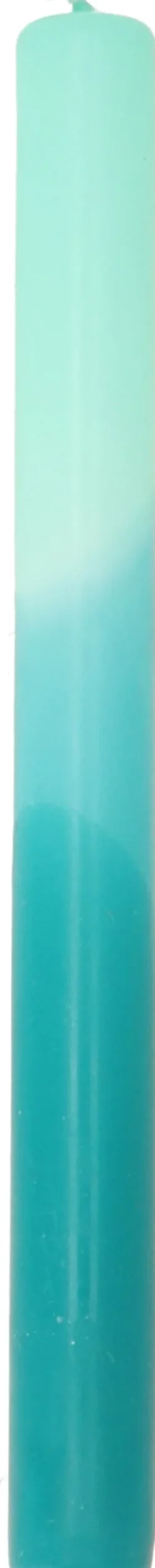 New Stabkerze Triple dipped mintblau 7,5 Std. D 2,2 H 25 cm Stabkerzen