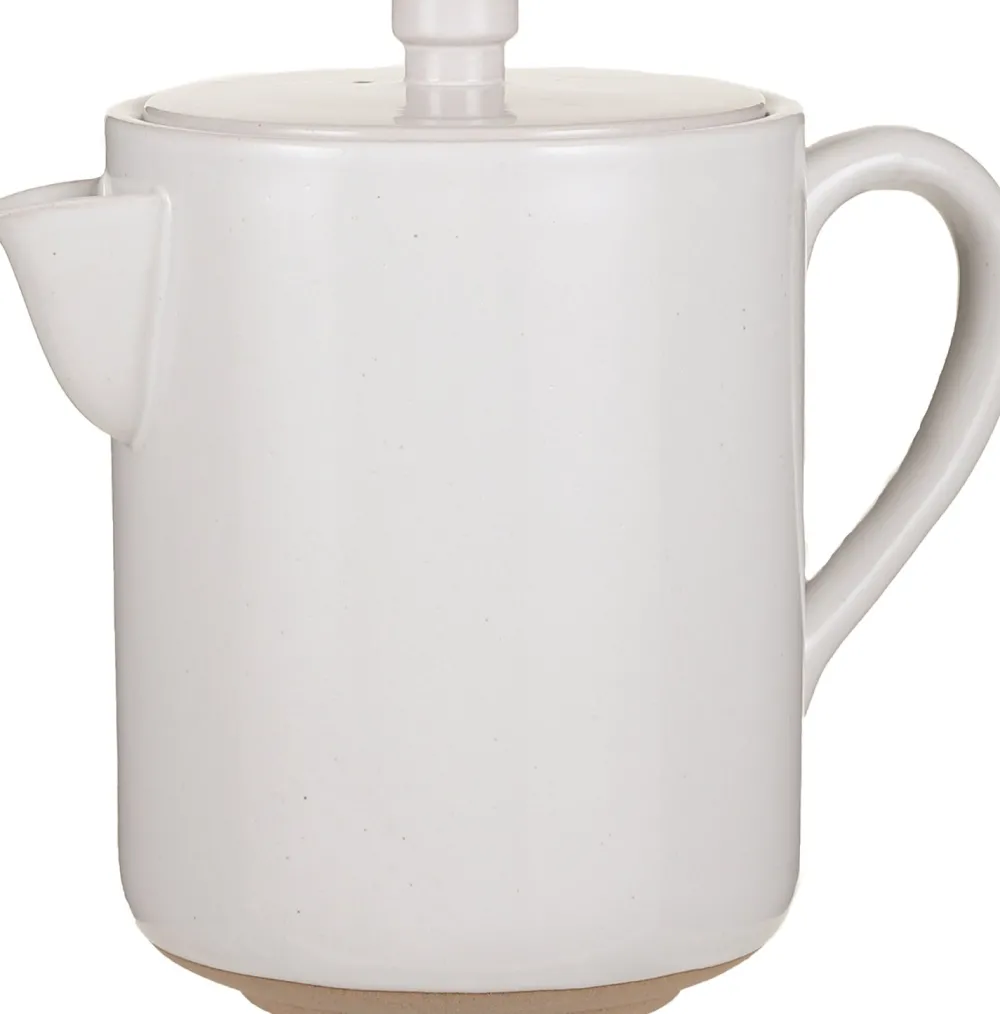 Sale Teekanne Mila creme D 13,5 cm H 20 cm Geschirr & Gläser