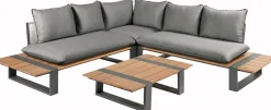 Discount Tierra Outdoor Lounge-Set Dawson 5-Sitzer Aluminium anthrazit Lounge-Sets|Lounge-Sets