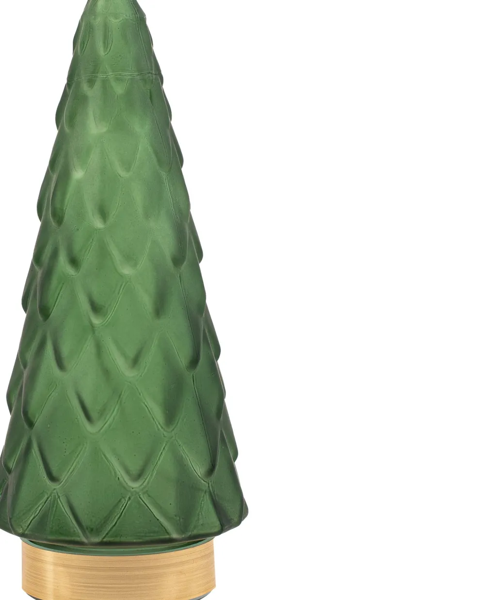 Hot Tischleuchte Weihnachtsbaum grün mit 10 LEDs warmweiß D 10,5 H 24,5 cm Weihnachtsfiguren & -Objekte|Weihnachtsleuchten