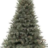 New Triumph Tree künstlicher Weihnachtsbaum Romagne mit Beleuchtung D 140 H 215 cm blaugrün Künstliche Weihnachtsbäume