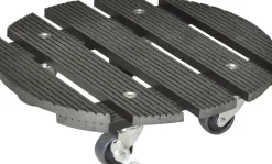 Online Trolley Pflanzenroller WPC anthrazit D 29 H 7,2 cm Pflanzenroller