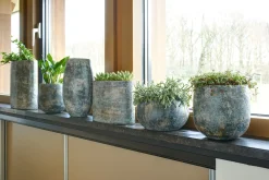 Clearance TS Blumentopf Amber 29 x 14 x 20 cm schwarz / braun Blumentöpfe|Blumentöpfe & Pflanzgefäße