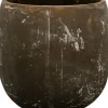 Hot TS Blumentopf Amber D 20 cm H 19 cm schwarz / braun Blumentöpfe|Blumentöpfe & Pflanzgefäße