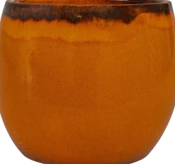 Sale TS Blumentopf Charlotte orange D 23 H 20 cm Blumentöpfe & Pflanzgefäße|Blumentöpfe