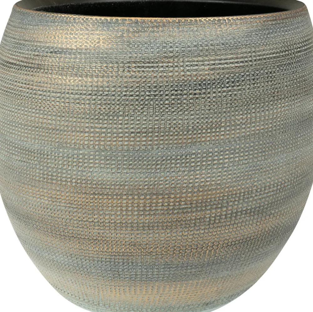 Discount TS Blumentopf Dex weiß / grau D 19 H 16 cm Blumentöpfe|Blumentöpfe & Pflanzgefäße