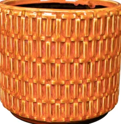Online TS Blumentopf Floor orange D 17 H 15 cm Blumentöpfe|Blumentöpfe & Pflanzgefäße