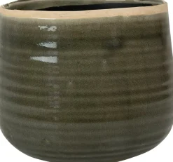 Clearance TS Blumentopf Iris grün D 18 H 15 cm Blumentöpfe|Blumentöpfe & Pflanzgefäße