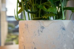 Outlet TS Blumentopf Linn creme D 18 H 25 cm Blumentöpfe & Pflanzgefäße|Blumentöpfe