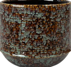 TS Blumentopf Noud braun / mint D 20 H 17 cm Blumentöpfe & Pflanzgefäße|Blumentöpfe