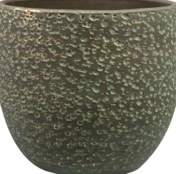 Clearance TS Blumentopf Rinca grün D 17 H 15 cm Blumentöpfe|Blumentöpfe & Pflanzgefäße