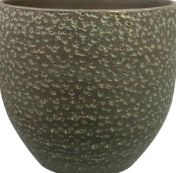 Online TS Blumentopf Rinca grün D 29 H 26 cm Blumentöpfe|Blumentöpfe & Pflanzgefäße