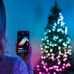 Discount Twinkly Lichterkette mit App 400 LEDs bunt 35,5 m Weihnachtsbaumbeleuchtung