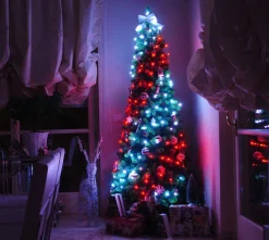 Outlet Twinkly Lichterkette mit App 105 LEDs bunt 13 m Weihnachtsbaumbeleuchtung