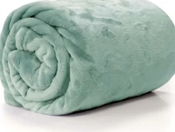 Discount Unique Living Decke Enzo mint 130 x 180 cm Decken & Plaids