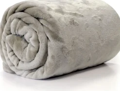 Clearance Unique Living Decke Enzo grau 180 x 130 cm Decken & Plaids