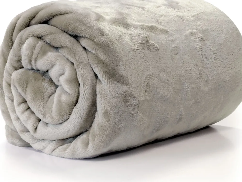 Clearance Unique Living Decke Enzo grau 180 x 130 cm Decken & Plaids