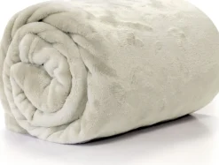 Online Unique Living Decke Enzo weiß 130 x 180 cm Decken & Plaids