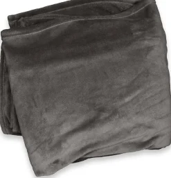 Online Unique Living Decke Enzo dunkelgrau 130 x 180 cm Decken & Plaids