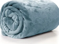 New Unique Living Decke Enzo blau 130 x 180 cm Decken & Plaids