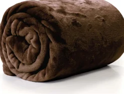 Hot Unique Living Decke Enzo braun 130 x 180 cm Decken & Plaids