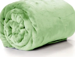 Clearance Unique Living Decke Enzo pastellgrün 180 x 130 cm Decken & Plaids