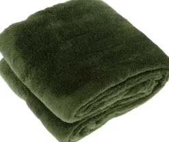 Sale Unique Living Decke Justin grün 150 x 200 cm Decken & Plaids