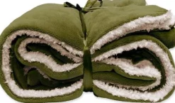 Clearance Unique Living Decke Lars grün 150 x 150 cm Decken & Plaids