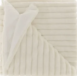 Sale Unique Living Decke Peppe weiß 150 x 200 cm Decken & Plaids