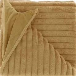 Online Unique Living Decke Peppe braun 150 x 200 cm Decken & Plaids