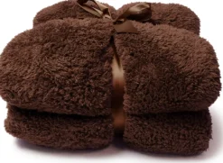 Clearance Unique Living Decke Teddy braun 150 x 200 cm Decken & Plaids