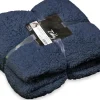 Unique Living Decke Teddy blau 150 x 200 cm Decken & Plaids