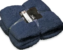 Unique Living Decke Teddy blau 150 x 200 cm Decken & Plaids
