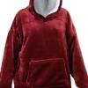 Unique Living Deckenpulli mit Kapuze bordeaux onesize Pullover