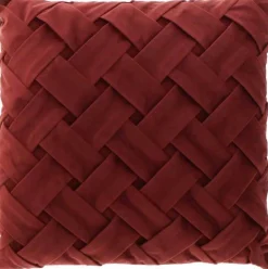 Discount Unique Living Dekokissen Viktor rot 45 x 45 x 8 cm Kissen|Dekokissen