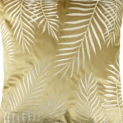 Unique Living Dekokissen Botanic gelb 45 x 45 x 6 cm Kissen|Dekokissen